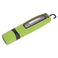 Sealey Rechargeable 360 Inspection Light 14 SMD LED & SMD 3W LED Green