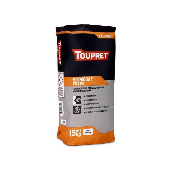 Toupret Exterior Skimcoat Filler 15kg Toupret - Town Tools