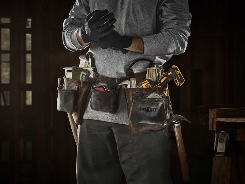 DEWALT Storage DWST50112 Pro Leather Tool Apron DEWALT Storage - Town Tools