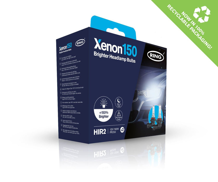 Ring XenonMax HIR2 Performance Halogen Bulbs x2 100% Brighter Bulbs