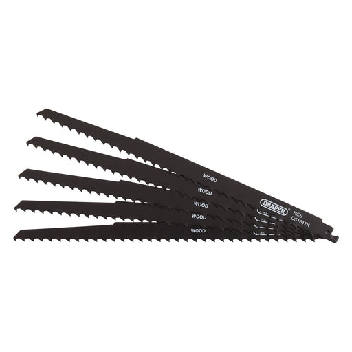 Draper Reciprocating Saw Blades for Pruning & Coarse Wood & Plastic Cutting, 300 Draper - Town Tools 