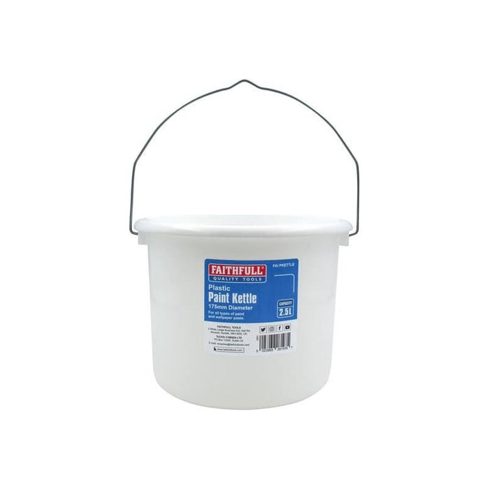 Faithfull Plastic Paint Kettle 2.5 litre Faithfull - Town Tools