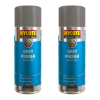 2x Hycote XUK03015 Grey Primer 400ml C/O