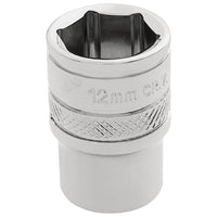 Draper HI-TORQ 6 Point Socket, 1/4" Sq. Dr., 12mm 32569