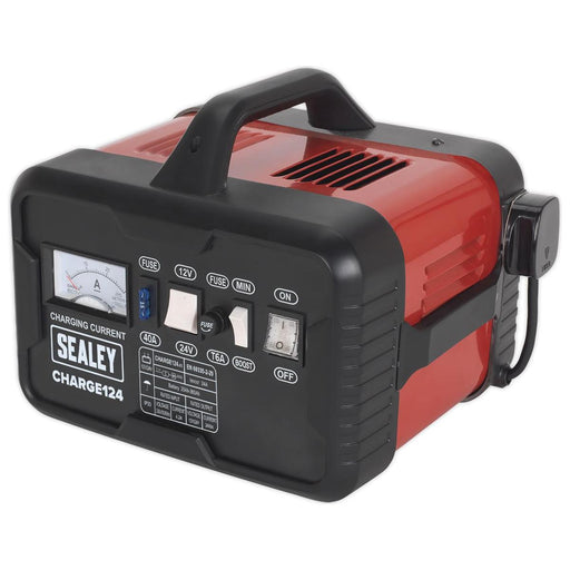 Sealey Battery Charger 28Amp 12/24V 230V CHARGE124 Sealey - Town Tools 