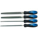 Draper Soft Grip Engineer's File Set, 200mm (4 Piece) 44962 Draper - Town Tools 