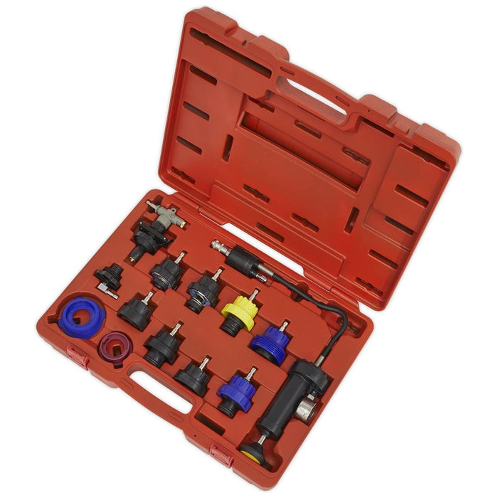 Sealey Cooling System Pressure Test Kit 13pc VS0014 Sealey - Town Tools 