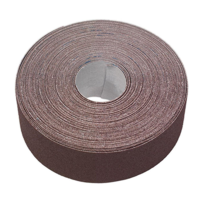 Sealey Emery Roll Brown 50mm x 50m 120Grit ERB5050120 Sealey - Town Tools 