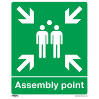 Sealey Safe Conditions Safety Sign Assembly Point Rigid Plastic SS37P1