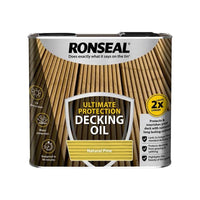 Ronseal Ultimate Protection Decking Oil Natural Pine 2.5 litre