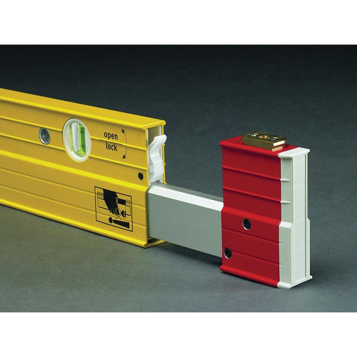 Stabila 106T-213 Extendable Spirit Level 3 Vial 213-376cm Stabila - Town Tools