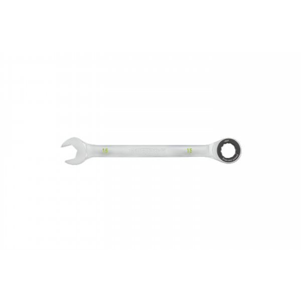 Carlyle Tools 12 Pt 15mm 180P Ratcheting Combination Wrench
