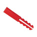 Rawlplug Red Plastic Plugs Screw Size No.6-12 (10 x Card 100) Rawlplug - Town Tools
