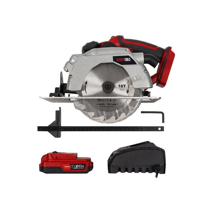 Olympia Power Tools X20S™ Circular Saw 20V 1 x 2.0Ah Li-ion Olympia Power Tools - Town Tools