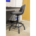 Sealey Workshop Stool Pneumatic with Adjustable Height Swivel Seat & Back Rest Sealey - Town Tools 