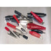 Sealey Crocodile Clip Assortment 60pc - Black & Red AB023CA Sealey - Town Tools 
