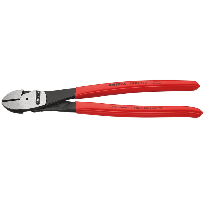 KNIPEX 74 01 250 SBE High Leverage Diagonal Cutter, 250mm - 74 01 250 SB