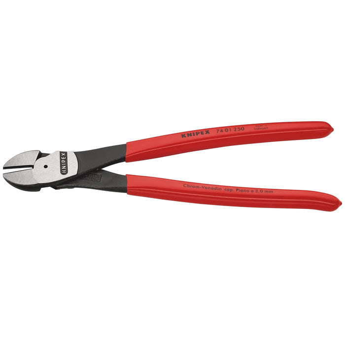 KNIPEX 74 01 250 SBE High Leverage Diagonal Cutter, 250mm - 74 01 250 SB