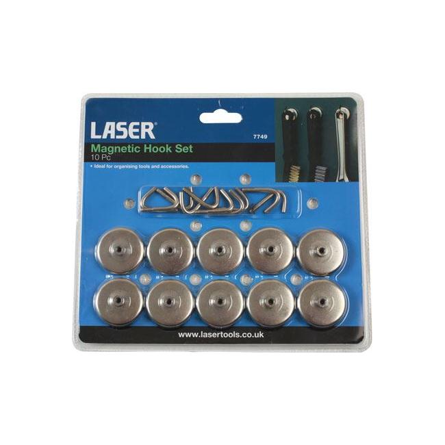 Laser Magnetic Hook Set 10pc 7749 Laser - Town Tools 