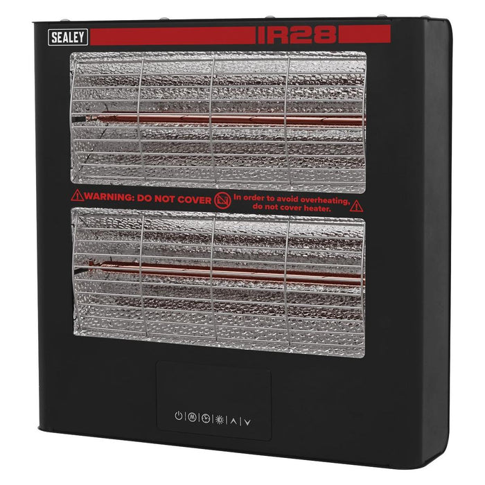 Sealey Wall Mounting Infrared Quartz Heater 2.8kW/230V IR28 Sealey - Town Tools 