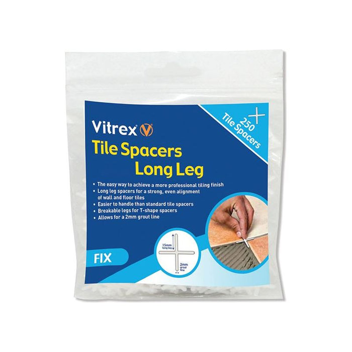 Vitrex Long Leg Spacer 5mm (Pack 250) Vitrex - Town Tools
