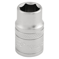 Draper 6 Point Metric Socket, 3/8" Sq. Dr., 10mm