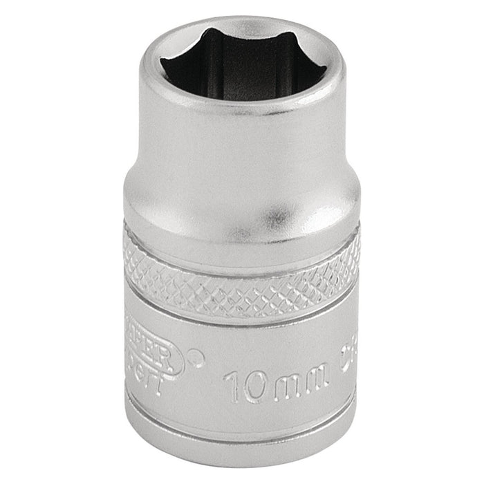 Draper 6 Point Metric Socket, 3/8" Sq. Dr., 10mm Draper - Town Tools