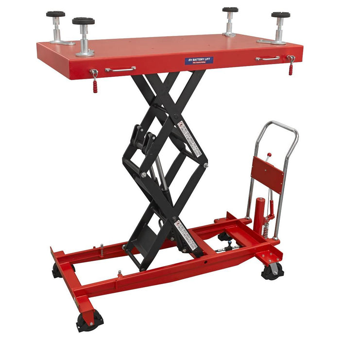 Sealey High Lift EV Battery Lift/Hydraulic Platform Truck 1000kg Capacity Sealey - Town Tools 