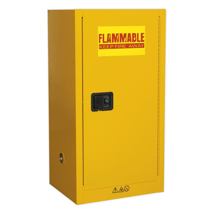 Sealey Flammables Storage Cabinet 585 x 460 x 1120mm FSC08 Sealey - Town Tools 