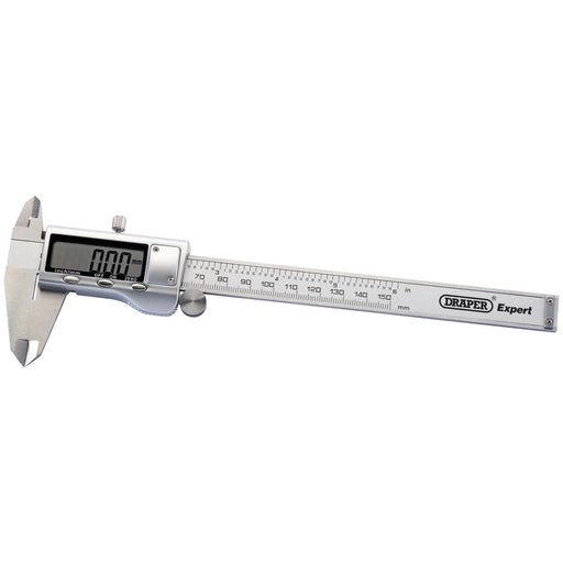 Draper Expert Dual Reading Digital Vernier Caliper, 0-150mm - PDVC150M/B