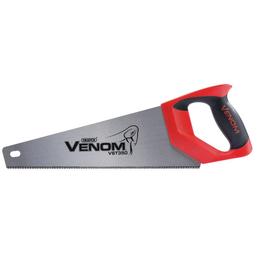 Draper Venom® Second Fix Triple Ground Tool Box Saw, 350mm, 11tpi/12ppi - VST350