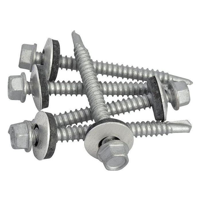 Forgefix TechFast Hex Head Roofing Screw Self-Drill Light Section 5.5 x 57mm Pack 50 ForgeFix - Town Tools