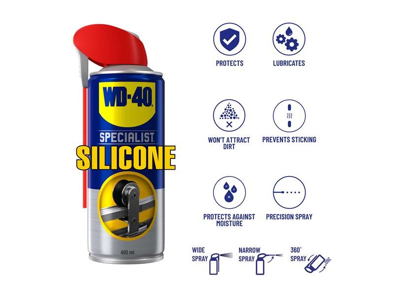 WD-40 Specialist Silicone Spray 400ml WD-40� - Town Tools