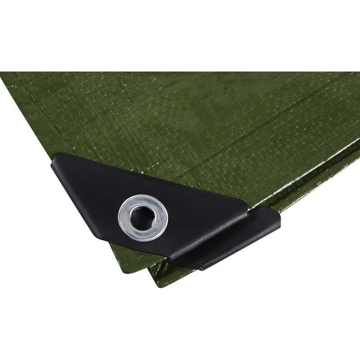 Bluespot Tools Green Tarpaulin 3.6 x 2.4m BlueSpot Tools - Town Tools