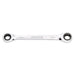 Draper Draper HI-TORQ Metric Double Ratchet Ring Spanner, 8 x 9mm Draper - Town Tools