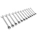 Sealey Reversible Ratchet Combination Spanner Set 12pc Metric S0840 Siegen by Sealey - Town Tools 