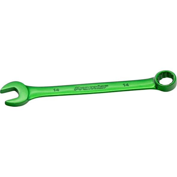 Sealey Double-Ended Ring Spanner 14mm 12pt (Green)