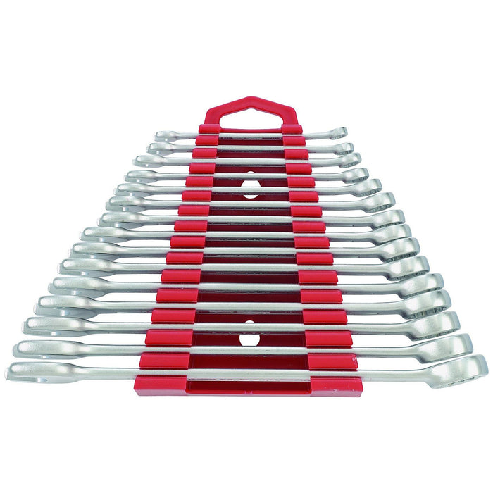 Teng Tools Combination Spanner Set 5.5-19 mm Plastic Holder 15 Pieces Teng Tools - Town Tools 