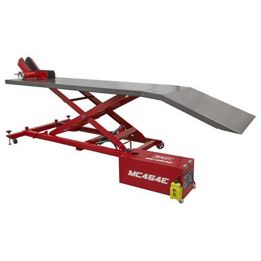 Sealey 12V Electro/Hydraulic Motorcycle Lift 450kg Capacity MC454E Sealey - Town Tools 