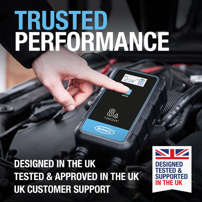 Ring RSC908T SMARTCHARGE 8 Charger & Maintainer