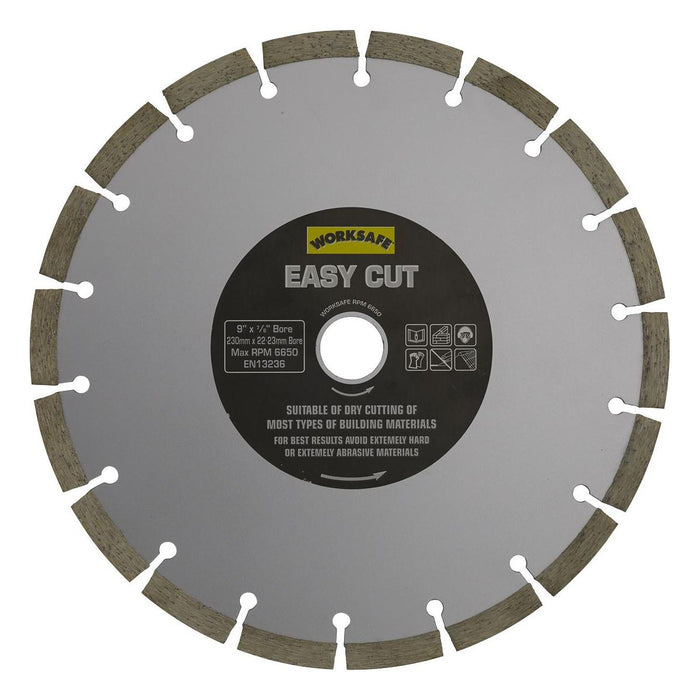 Sealey Silver Easy-Cut Diamond Blade230 x 22mm WDEC230