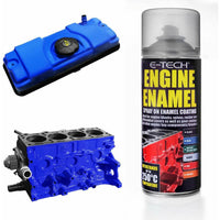 E-Tech Blue Engine Enamel Spray On 400ml Heat Resistant High Temp Paint