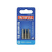 Faithfull Security S2 Grade Steel Screwdriver Bits T20S x 25mm (Pack 3) Faithfull - Town Tools