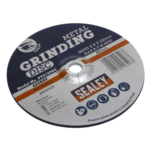 Sealey Grinding Disc230 x 6mm22mm Bore PTC/230G Sealey - Town Tools 