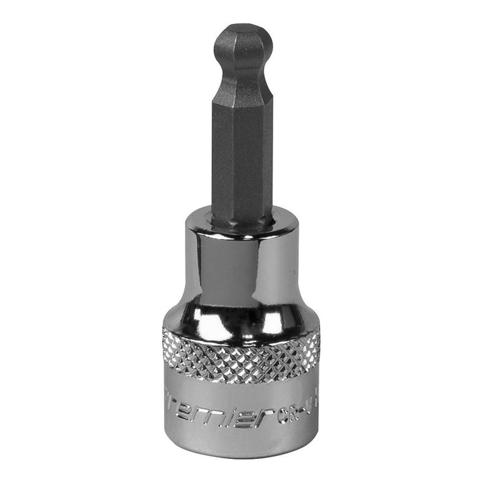 Sealey Ball-End Hex Socket Bit 6mm 3/8"Sq Drive SBBH004 Sealey - Town Tools 