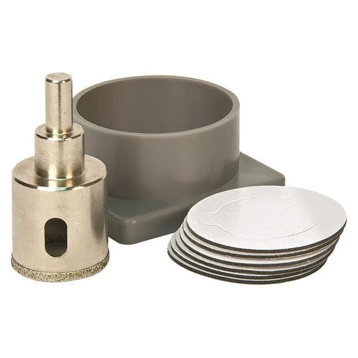 Vitrex Diamond Tile Drill Self Adhesive Kit System 35mm Vitrex - Town Tools