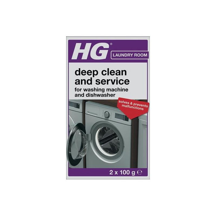 Hg Deep Clean & Service for Washing Machines & Dishwashers 200g HG - Town Tools