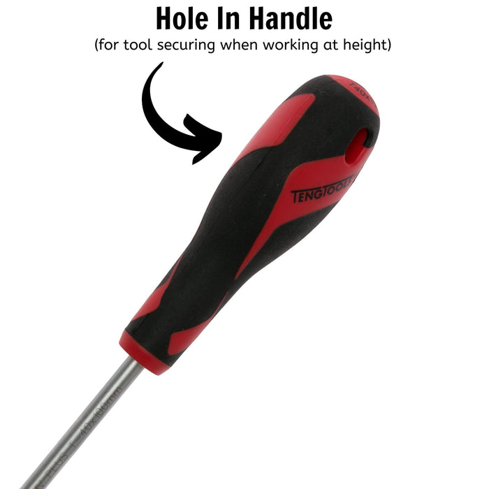 Teng Tools TX Screwdriver TX40 x 100mm L Teng Tools - Town Tools 