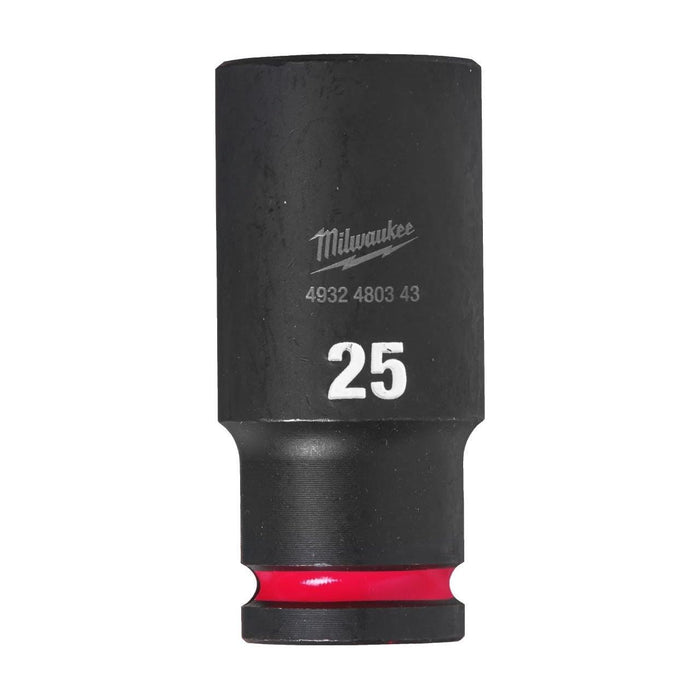 Milwaukee Hex Socket Shw 1/2 Deep 25Mm-1Pc 4932480343 Milwaukee - Town Tools 