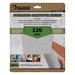 Draper Rollingdog Stearated Sanding Sheets, 230 x 280mm, 320 Grit (Pack of 10) Draper - Town Tools